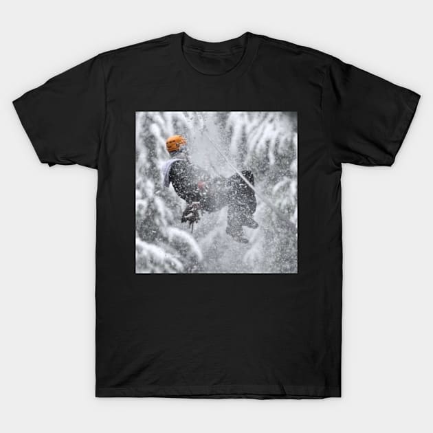 Ziptrek Winter T-Shirt by mmarchment